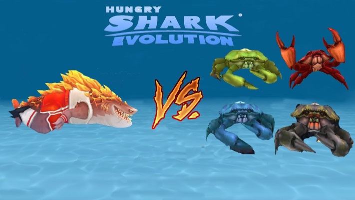 Are there bosses in Hungry Shark Evolution?