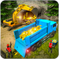 Gold Digger Heavy Excavator Crane Mining Games‏ Mod