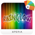 XPERIA™ Rain Glow Theme APK