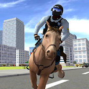 Mounted Police Horse 3D Mod
