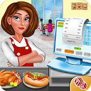 High School Cafe Cashier Girl - Kids Game Mod