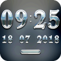 SILVERSUN Digital Clock Widget Mod