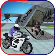 US Police Airplane: Kids Moto Transporter Games Mod
