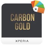 XPERIA™ Carbon Gold Theme