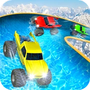 Water Slide Monster Truck Race - new free game 3d Mod