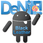 CM12 Theme  Black Leather Blue Mod