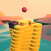 The Stack Tower : Ball Fall game 3d stick blocks ☄ icon