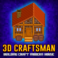 3D Craftsman Building Craft Modern House‏ Mod