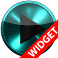 Poweramp widget TURQUOISE META Mod