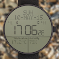 LCD Watchface with Weather icon