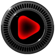 NEON RED Poweramp skin V2 Mod