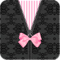 Black Pink Bow Lace Go Locker APK