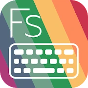 Flat Style Colored Keyboard
