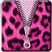 Pink Cheetah Zipper Lockscreen Mod
