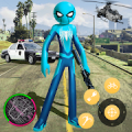 New Spider Stickman Rope Hero Shooting Crime 2020‏ Mod