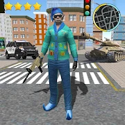 Superhero Santa Claus Crime City rope hero Mod