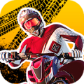 Quad moto bike stunt icon