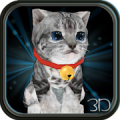 Fluffy Cat Pet 3D HD lwp Mod
