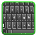 BLACK LIME SMART KEYBOARD skin APK