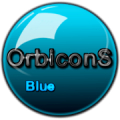 Icon Pack Blue HD OrbiconS Mod