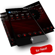 Next Launcher Theme RubberRed Mod