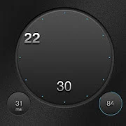 Analog Digital clock UCCW skin Mod