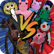 Sirenhead vs Piggy : Horror Fighterz
