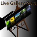 Live Gallery Gold (plus Clock) icon