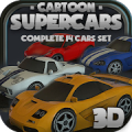 Toon Cars Complete Set 3D lwp Mod