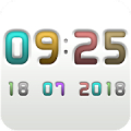 FROOP Digital Clock Widget Mod