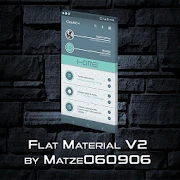 Flat Material V2 for KLWP Mod