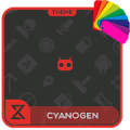 Тема XPERIEN™ -Cyanogen Red Mod