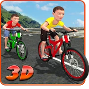Kids Bicycle Rider Street Race Mod