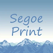 Segoe Print FlipFont Mod