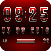 MAGNOLIA Digital Clock Widget Mod