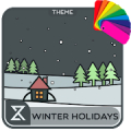 Winter holidays (Xperia Theme) Mod