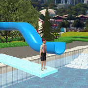 Water Slide Downhill Rush - Aquapark Game Mod