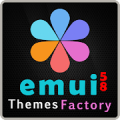 Theme Dark Bloom Carbon for Huawei EMUI 5/5.1/8 icon