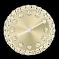 Diamond Gold Clock Widget - For Your Home Screen Mod