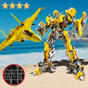 Robot Airplane Simulator Flying Robot Transforming Mod