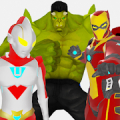 Ultra Hero Fusion: Super herói luta galáxia guerra Mod