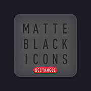 Matte Black Icon Pack Mod
