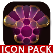 PINK icon pack pink glow black gold Mod