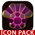PINK icon pack pink glow black gold‏ Mod