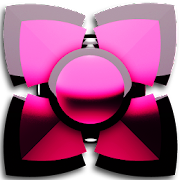 pink black 3D Next Launcher Mod