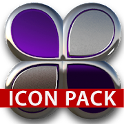 icon pack purple glas 3D Mod