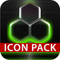 GLOW GREEN icon pack HD 3D‏ Mod