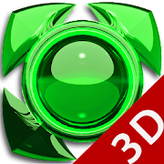 Next Launcher Theme glas green Mod