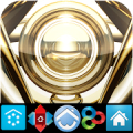 GOLD HD icons adw apex nova go‏ Mod