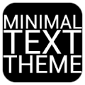 Minimal Text THEME - PAID Mod
